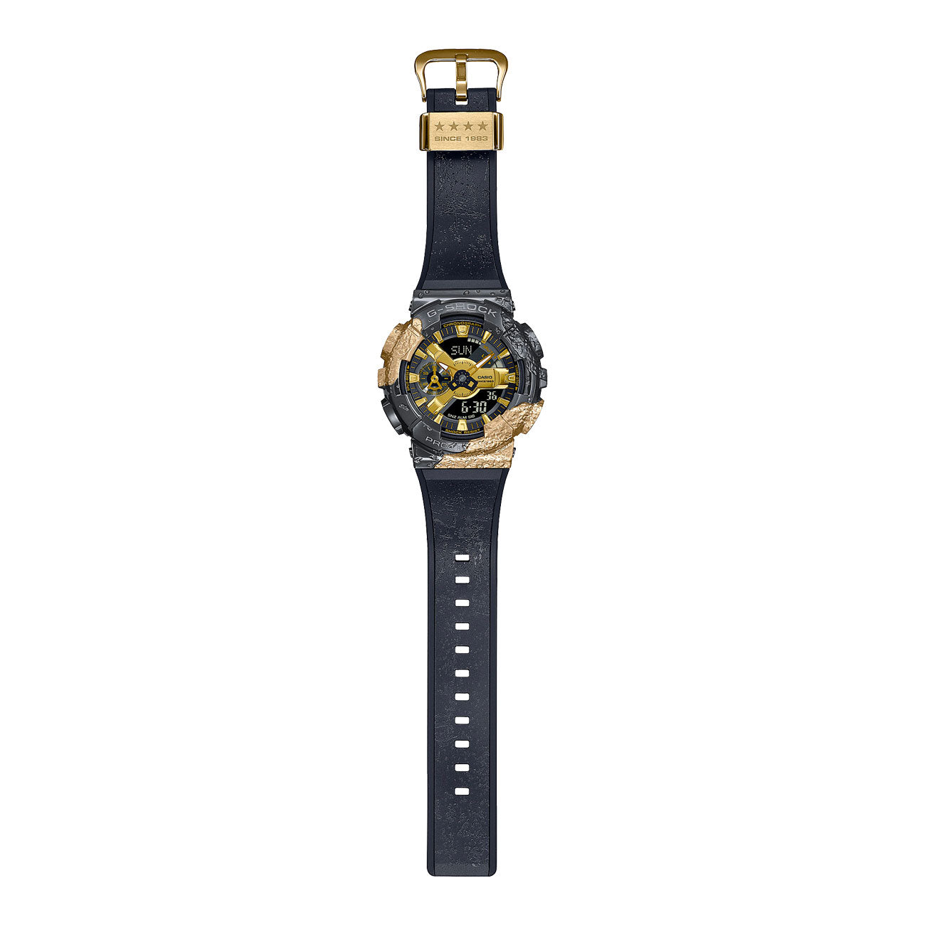 G shock ga 100 hotsell black gold