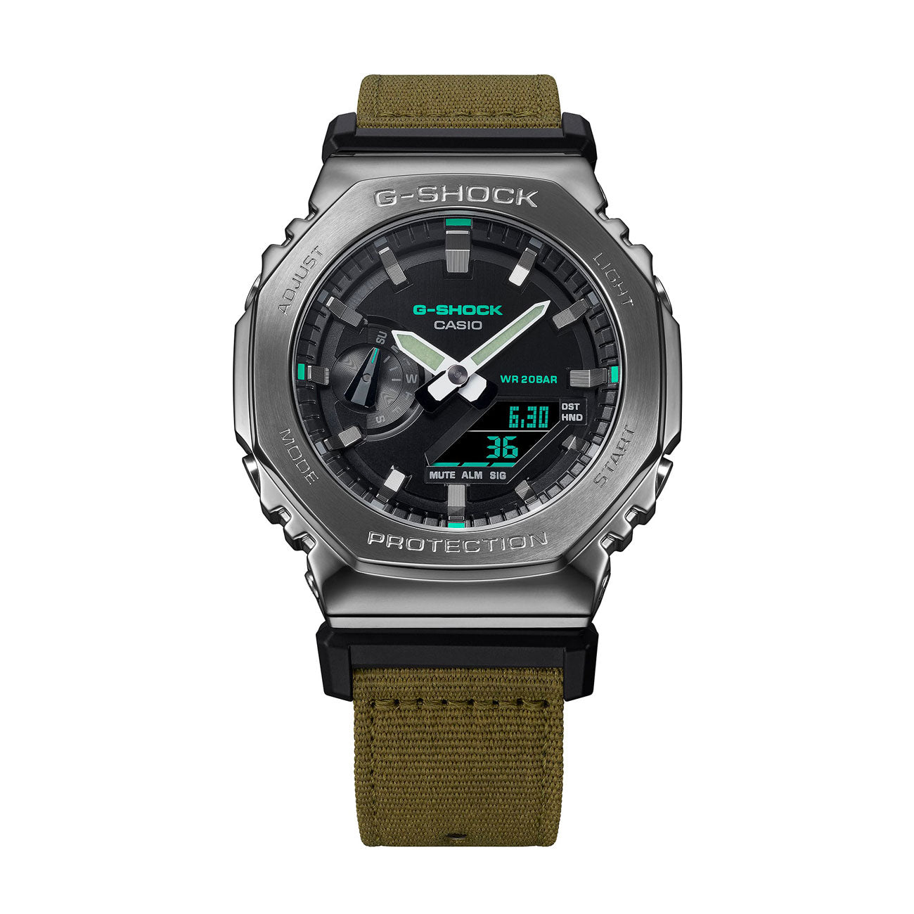 Olive discount g shock