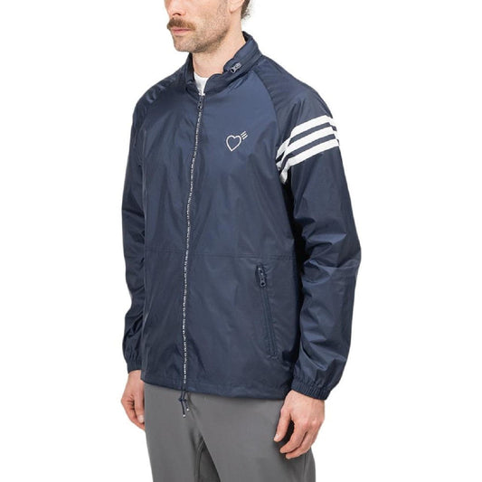 adidas x Human Made Windbreaker (Navy / Weiß)  - Allike Store