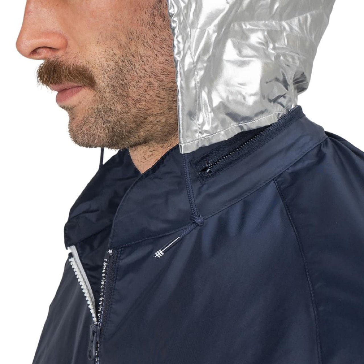 adidas x Human Made Windbreaker (Navy / Weiß)  - Allike Store