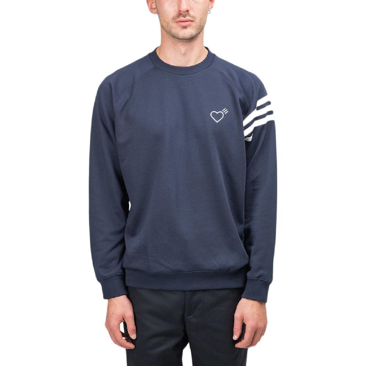 adidas X Human Made Sweatshirt (Navy / Weiß)  - Allike Store