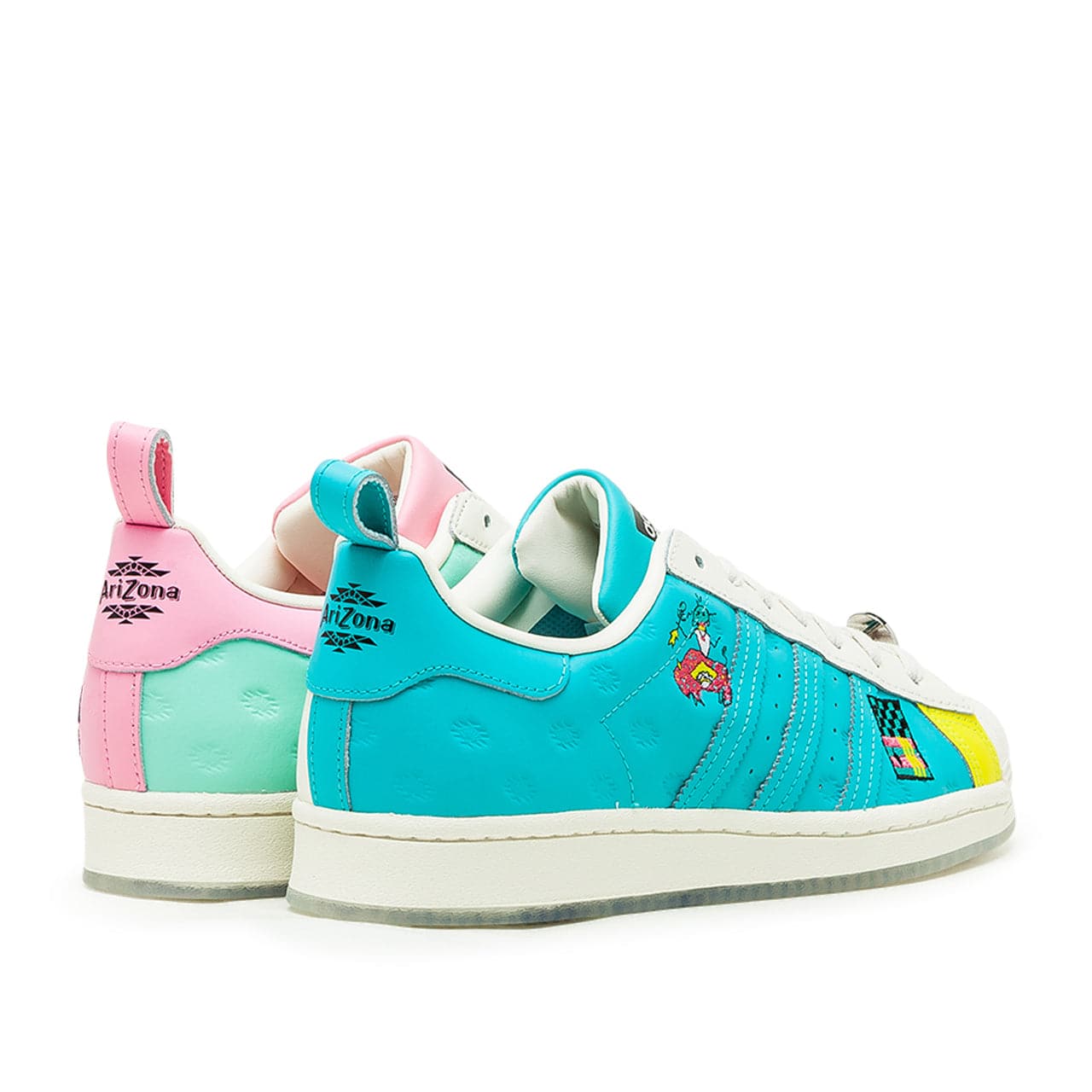 adidas x Arizona Iced Tea Superstar (Hellgrün / Pink)  - Allike Store