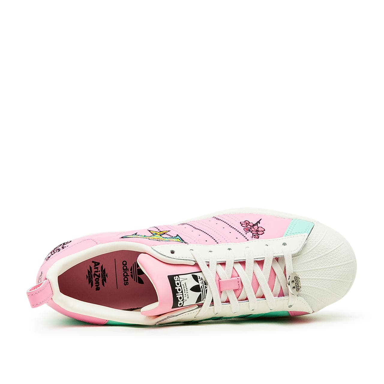 adidas x Arizona Iced Tea Superstar (Hellgrün / Pink)  - Allike Store