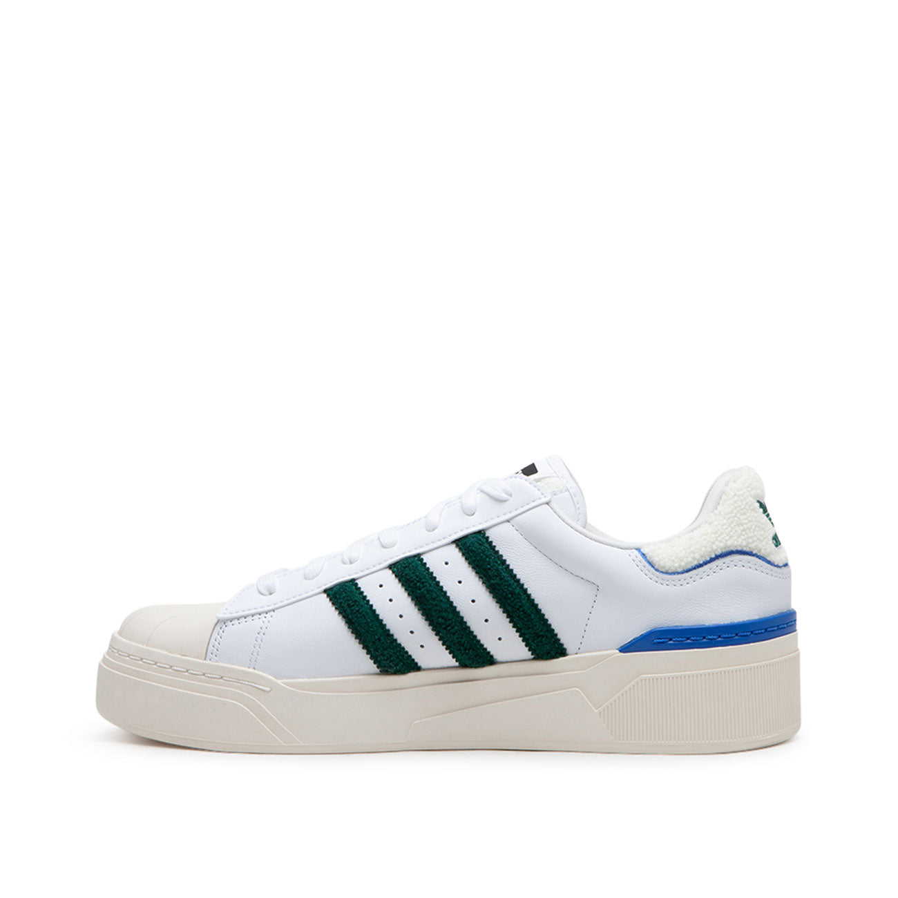 Adidas originals superstar white green best sale