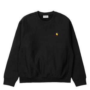 Carhartt WIP American Script Sweatshirt (Schwarz)  - Allike Store