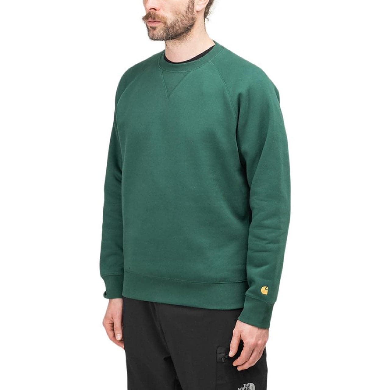 Carhartt WIP Chase Sweatshirt (Grün / Gold)  - Allike Store