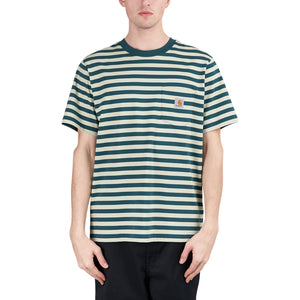 Carhartt WIP S/S Scotty Pocket T-Shirt (Grün / Gelb)  - Allike Store