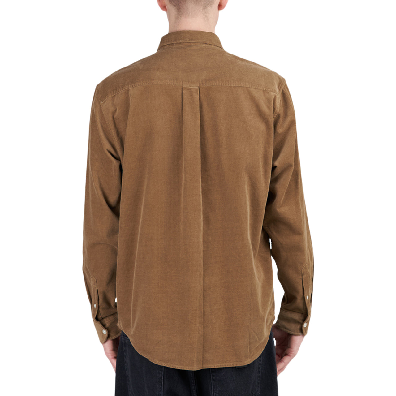 Carhartt WIP L/S Madison Fine Cord Shirt (Braun)  - Allike Store