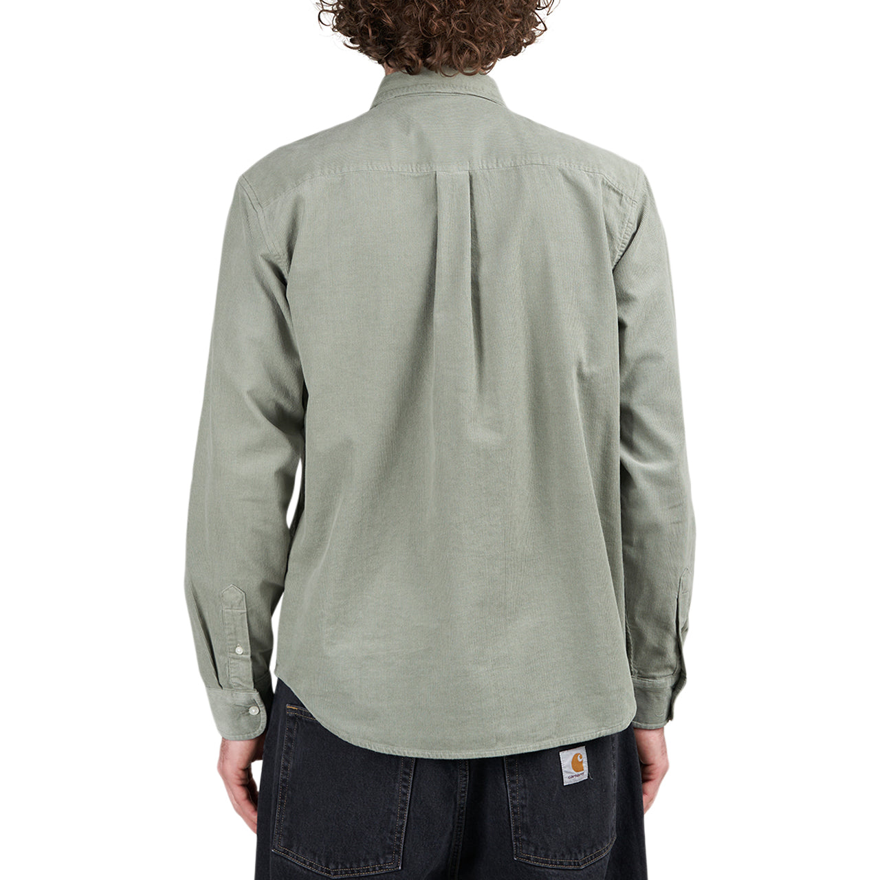 Carhartt WIP L/S Madison Fine Cord Shirt (Hellgrün)  - Allike Store