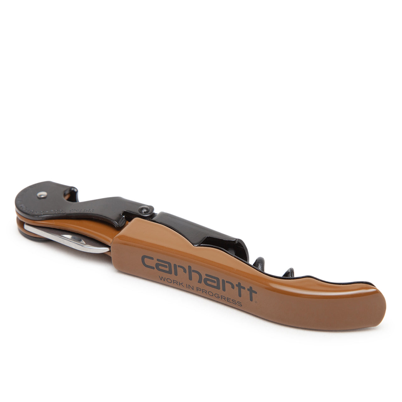 Carhartt WIP Script Pulltap's Corkscrew (Braun / Schwarz)  - Allike Store