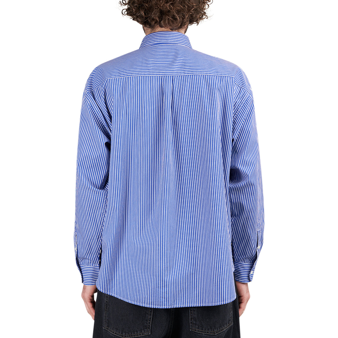 Carhartt WIP L/S Drake Shirt (Blue / White)