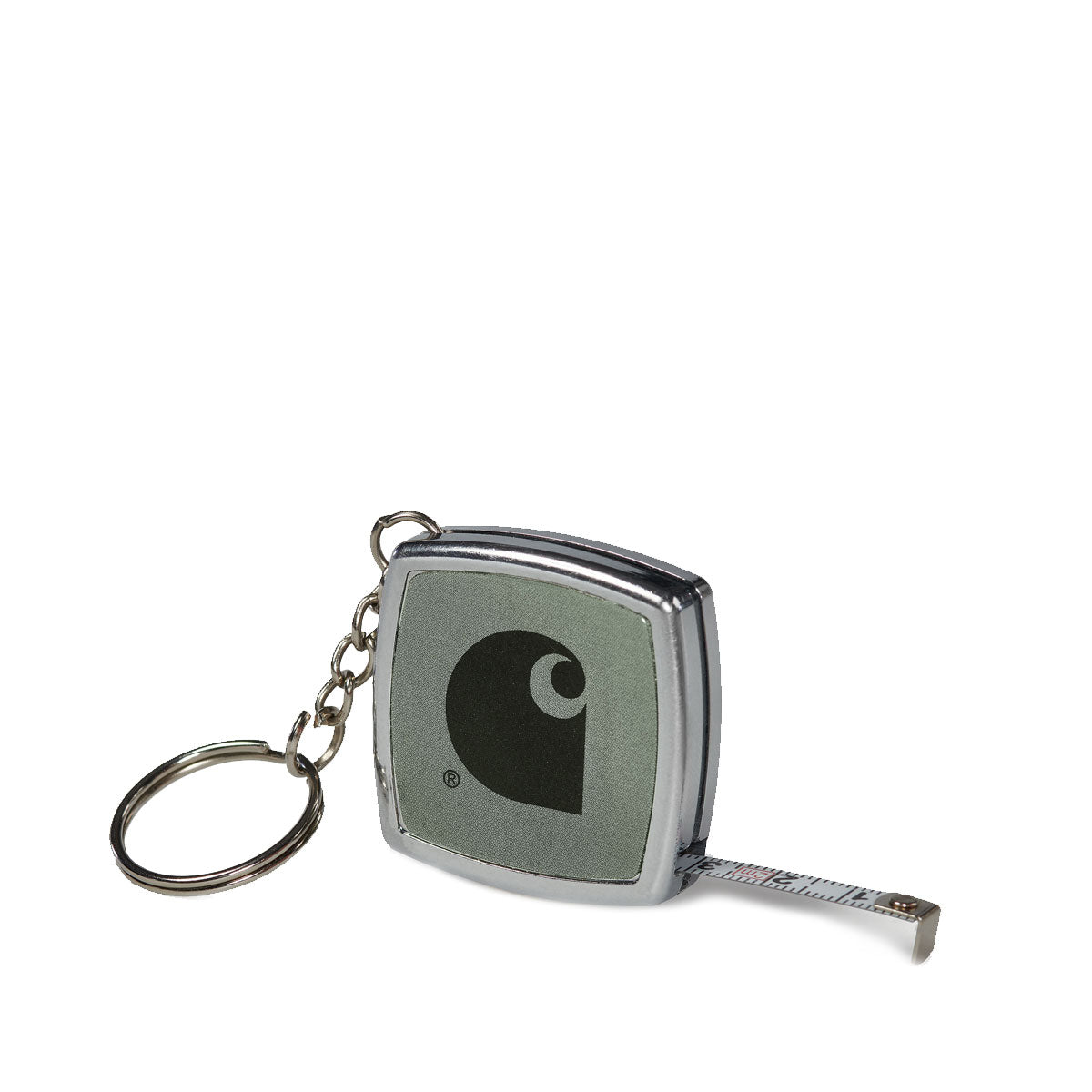 Carhartt WIP Measuring Tape Keychain (Silber / Grün)  - Allike Store