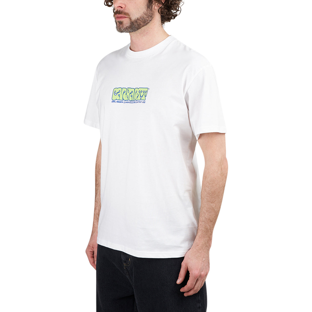 Carhartt WIP S/S Heat Script T-Shirt (Weiß)  - Allike Store