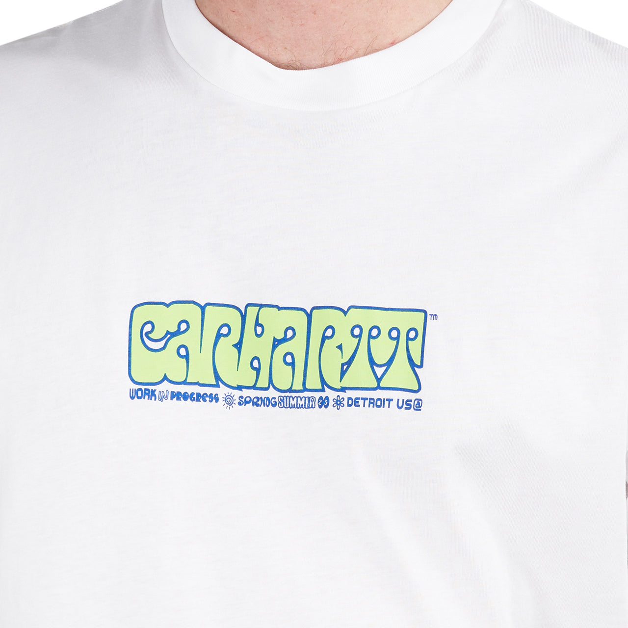 Carhartt WIP S/S Heat Script T-Shirt (White)