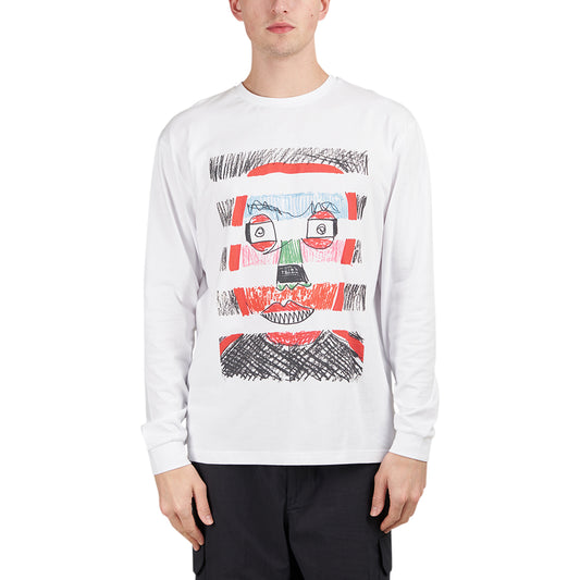 Sex Skateboard Friendly Longsleeve Shirt (Weiß)  - Allike Store