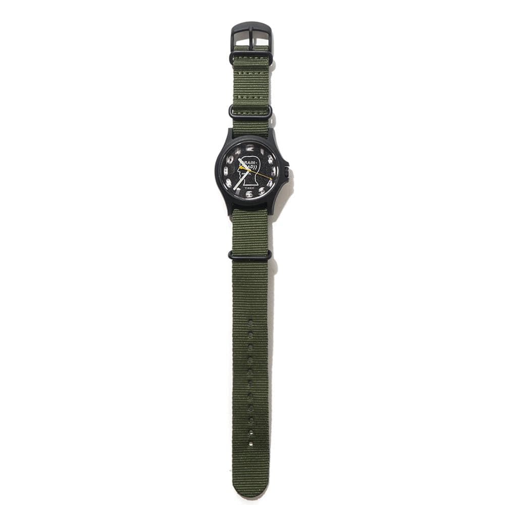 Brain Dead x Timex Watch (Schwarz / Gelb / Olive)  - Allike Store