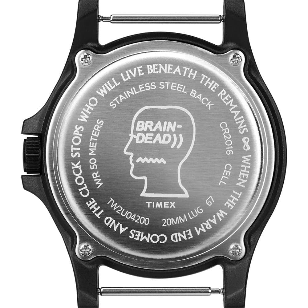 Brain dead x discount timex