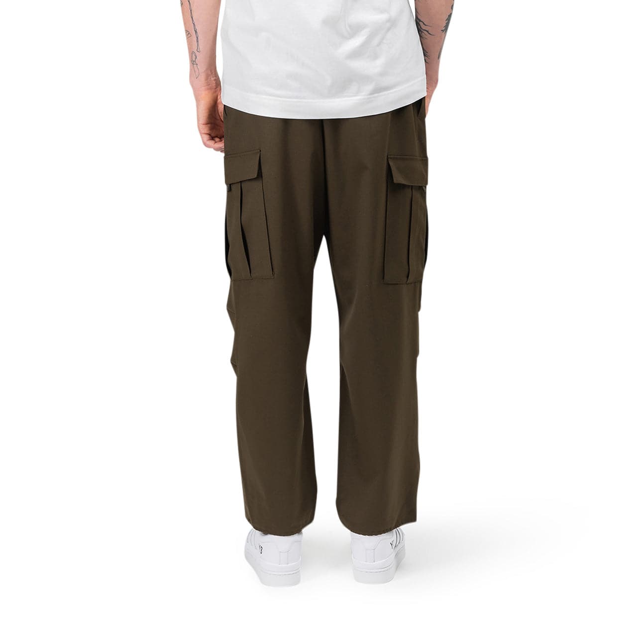 adidas Y-3 Classic Refined Wool Stretch Cargo Pants (Khaki) GV4142