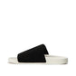 adidas Adilette Luxe W (Schwarz / Weiß)  - Allike Store