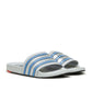 adidas Adilette Premium 'Micropacer' (Grau / Blau)  - Allike Store