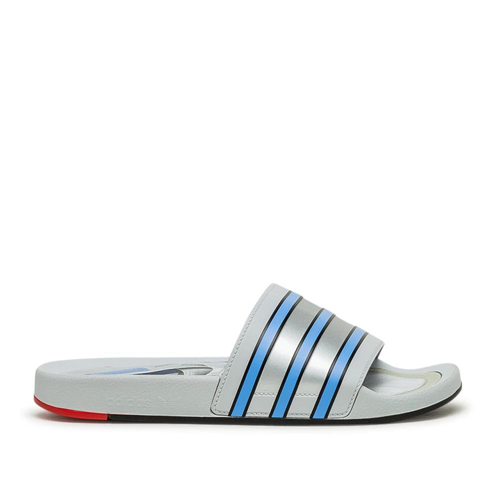 adidas Adilette Premium 'Micropacer' (Grau / Blau)  - Allike Store