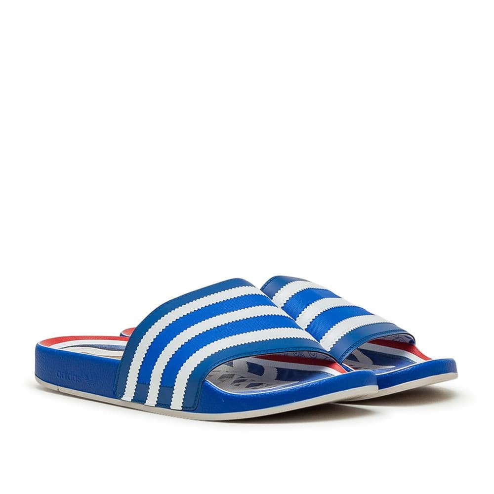 adidas Adilette Premium 'SL 72' (Blau / Weiß)  - Allike Store