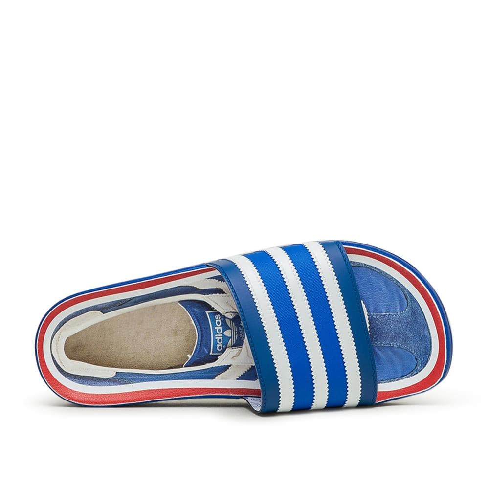 adidas Adilette Premium 'SL 72' (Blau / Weiß)  - Allike Store