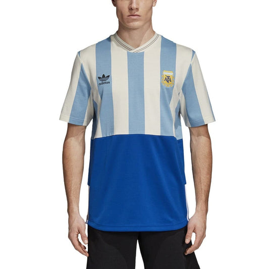 adidas Argentina MashUp T-Shirt (Hellblau / Weiß)  - Allike Store