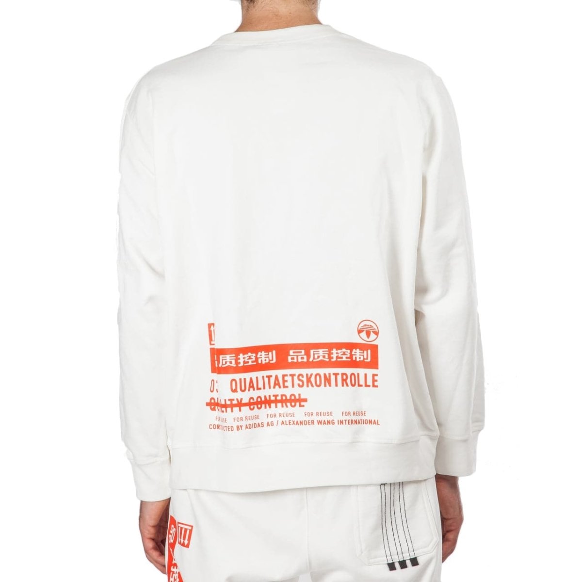 adidas by Alexander Wang AW Graphic Crew (Weiß)  - Allike Store