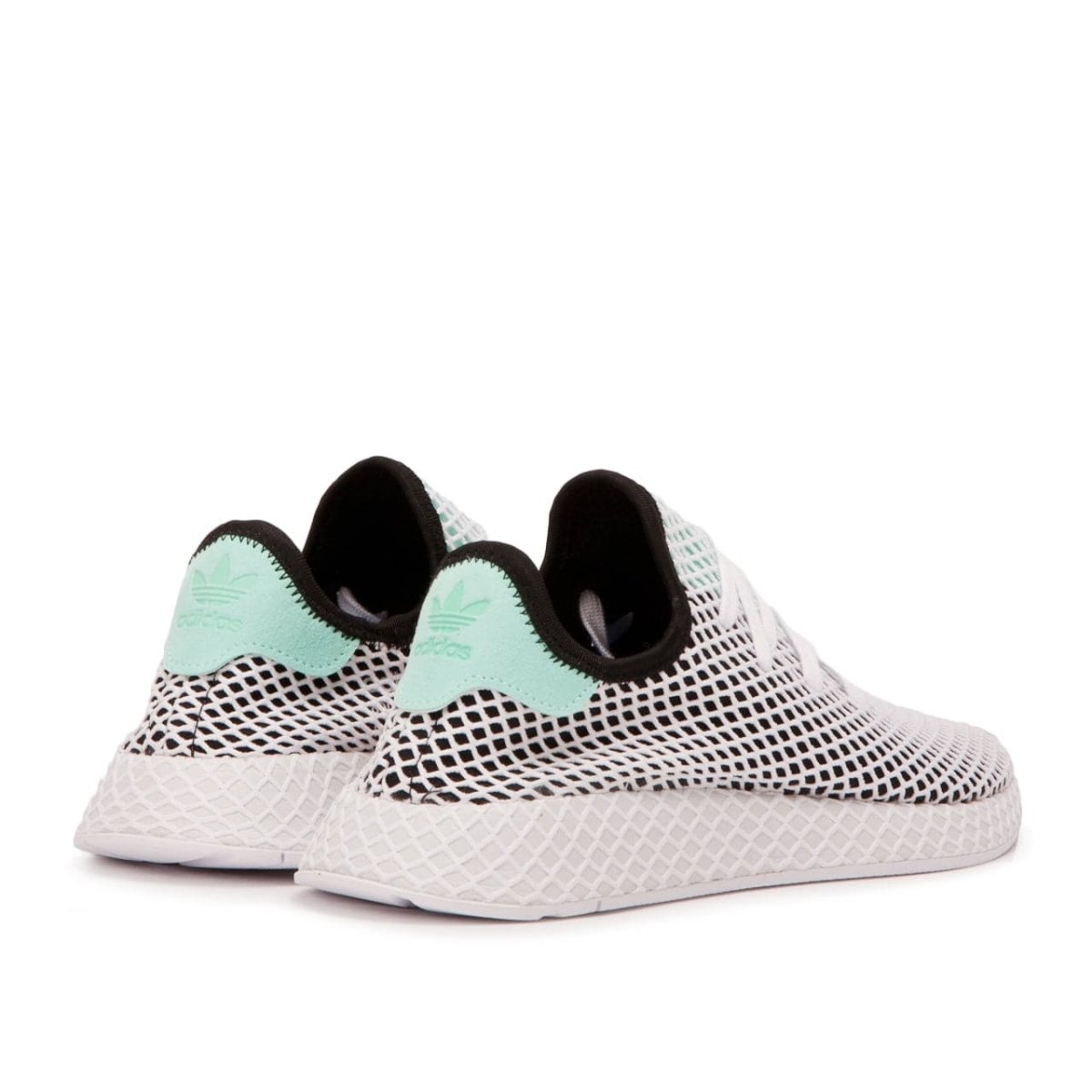 adidas Deerupt Runner Black White Mint B28076 Allike Store