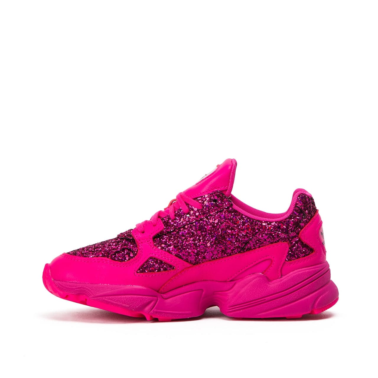 Adidas falcon glitter pink on sale