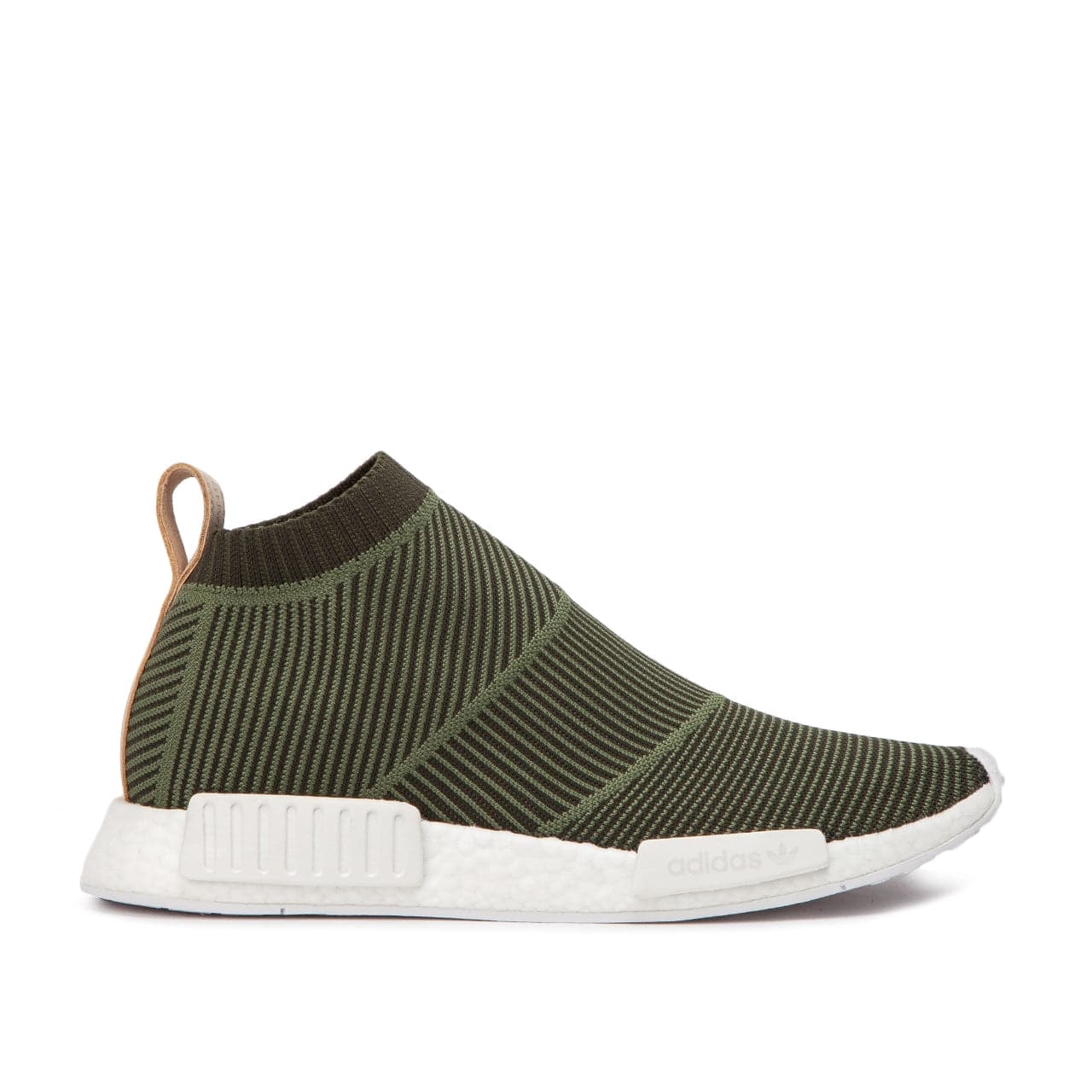 Khaki Adidas Nmd Adidas NMD CS1 City Sock Primeknit (Olive Leather