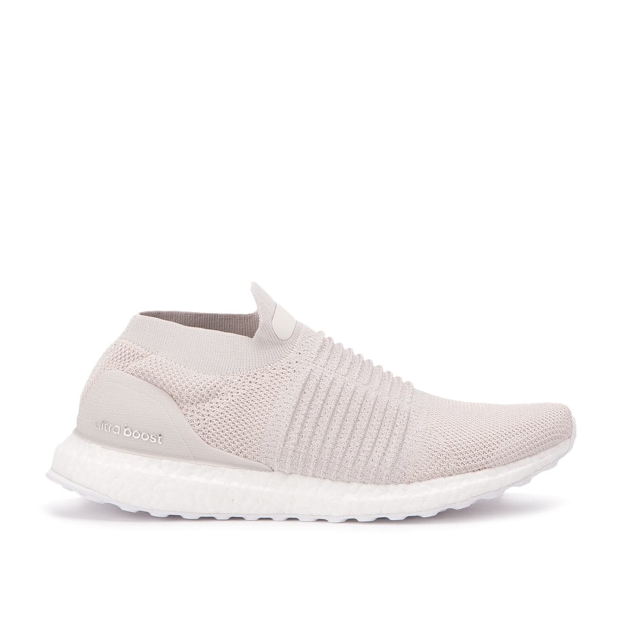 Adidas ultra boost laceless sale chalk