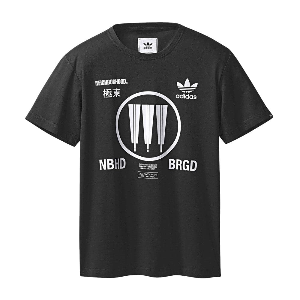 adidas x Neighborhood NBHD Logo T-Shirt (Schwarz)  - Allike Store