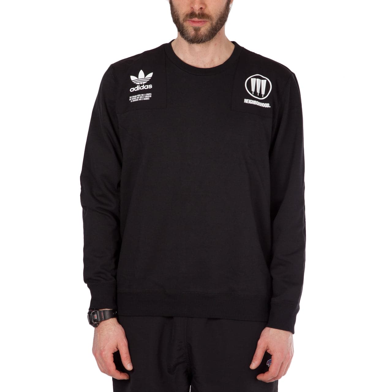 adidas x Neighborhood NBHD Commander Sweater (Schwarz)  - Allike Store