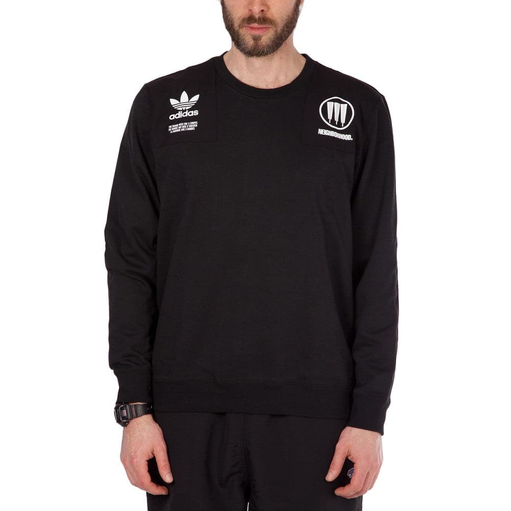 adidas x Neighborhood NBHD Commander Sweater (Schwarz)  - Allike Store