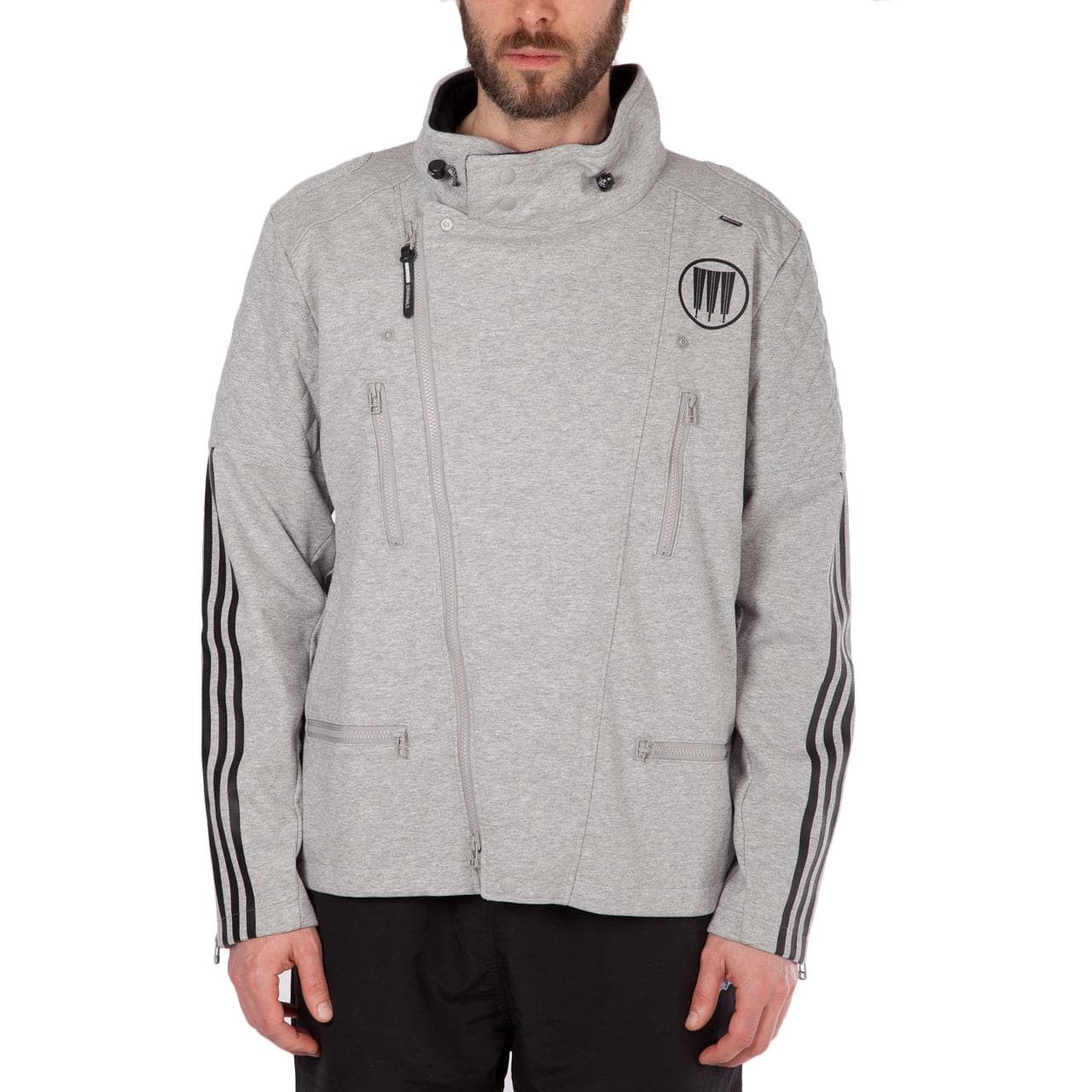 adidas x Neighborhood NBHD Riders Track Jacket (Heather Grey)