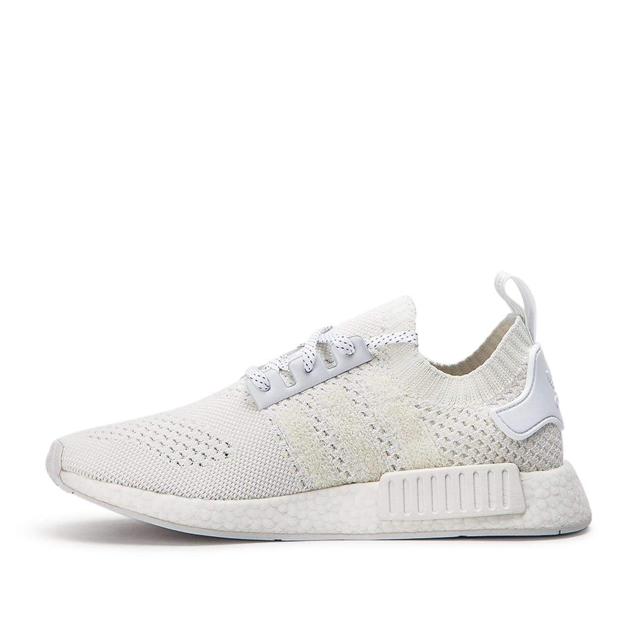 Adidas nmd black white primeknit best sale