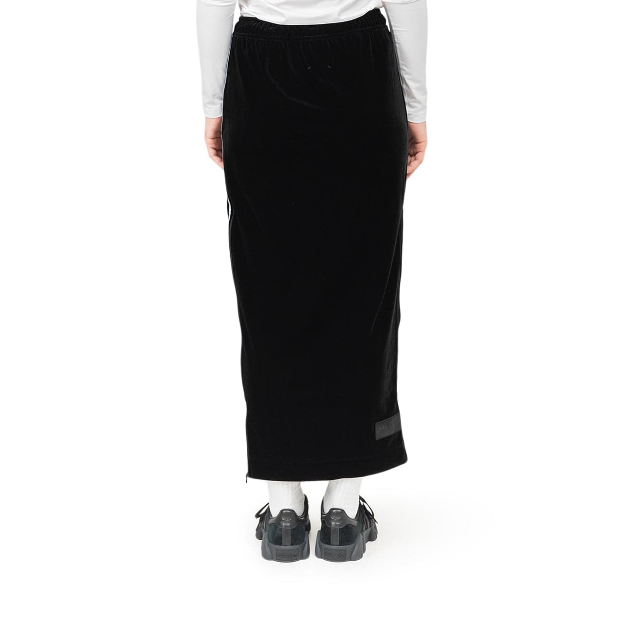 adidas x Angel Chen W Long Skirt AC (Schwarz / Weiß)  - Allike Store