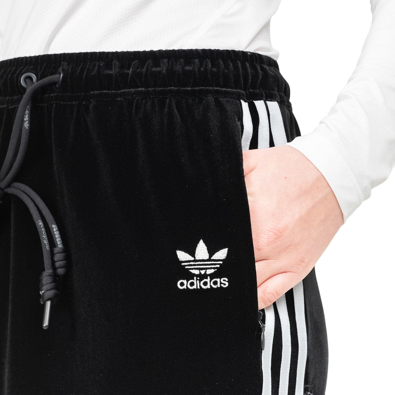 adidas x Angel Chen W Long Skirt AC (Schwarz / Weiß)  - Allike Store