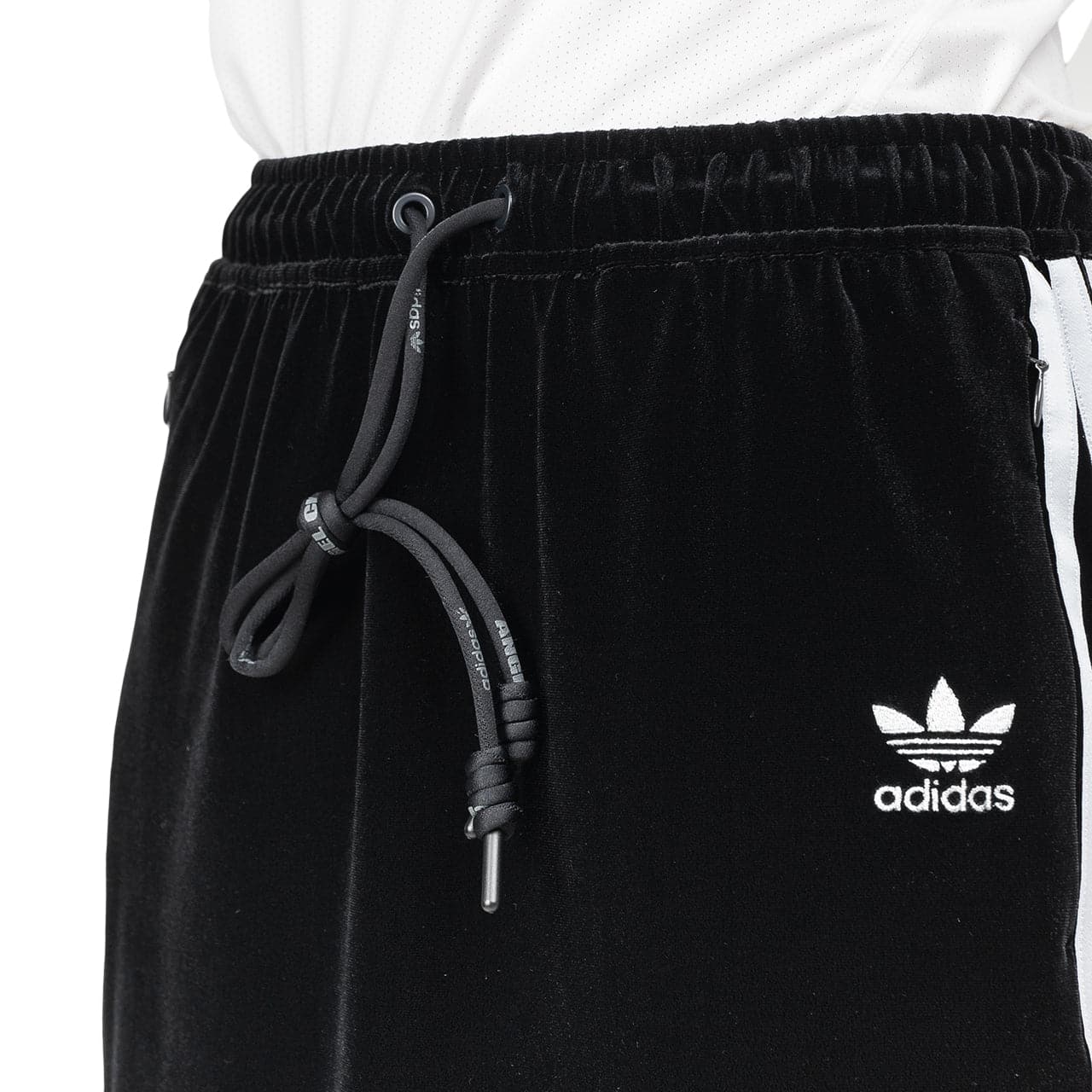 adidas x Angel Chen★スリット入りベロアロングスカート adidas x Angel Chen☆スリット入りベロアロングスカート
