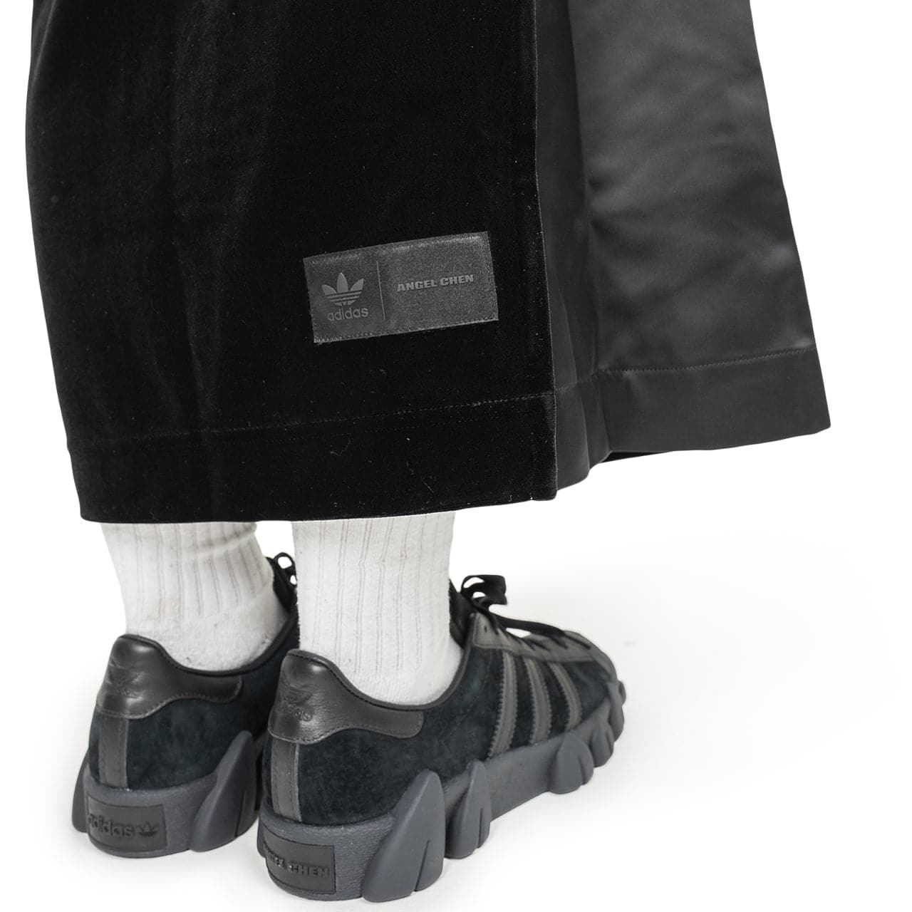 adidas x Angel Chen W Long Skirt AC (Schwarz / Weiß)  - Allike Store