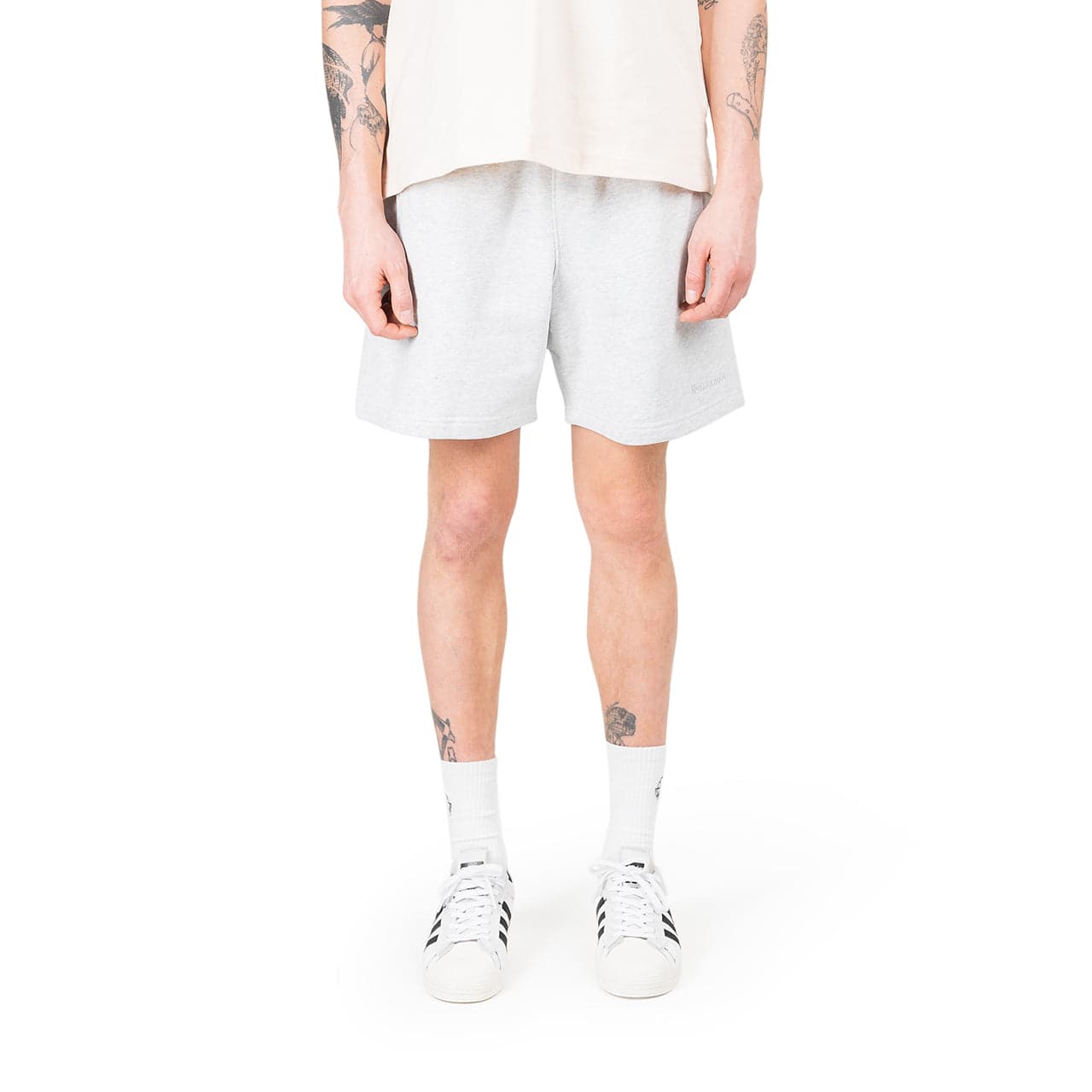 adidas x Pharrell Williams Basics Shorts (Hellgrau)  - Allike Store