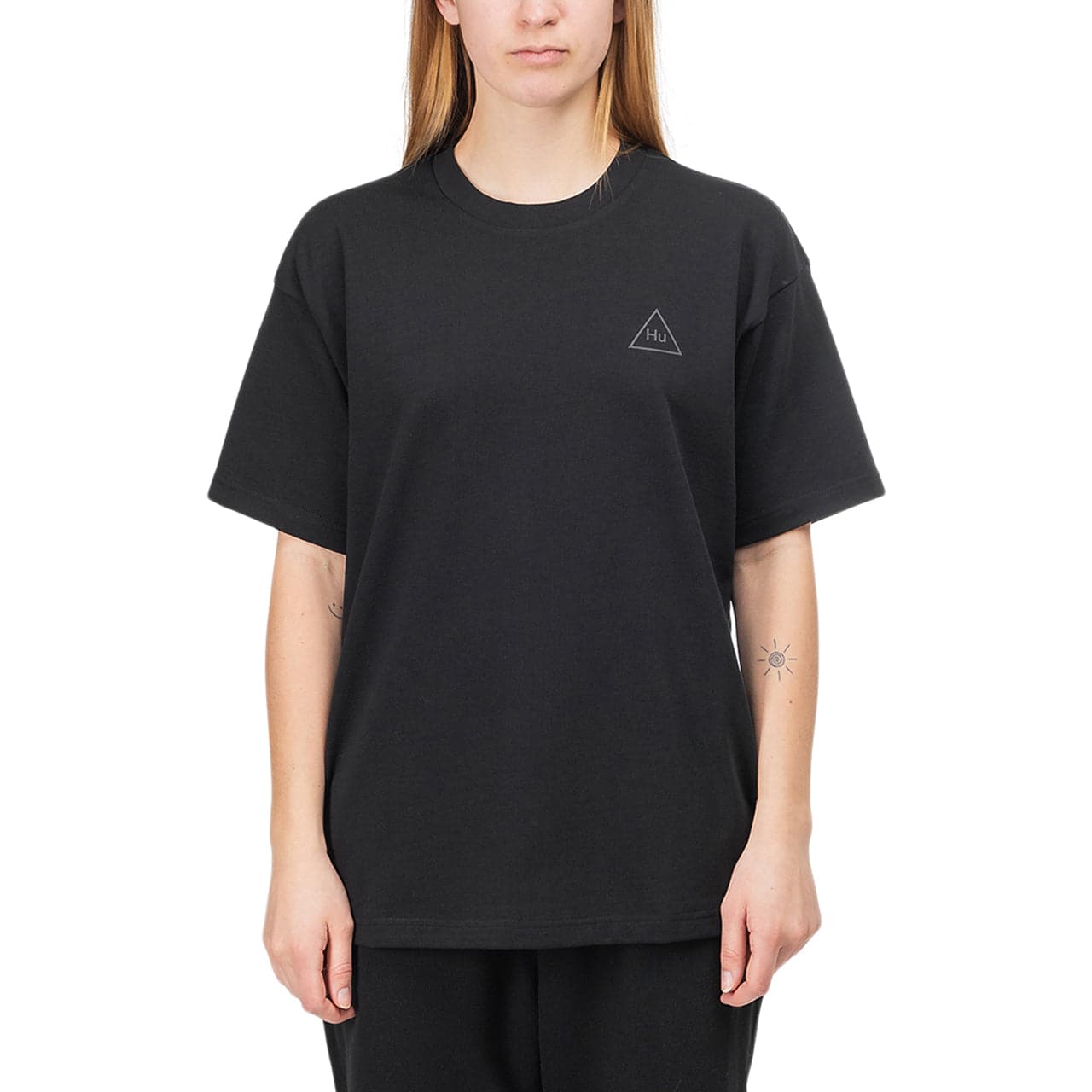 adidas x Pharrell Williams Basics T-Shirt (Schwarz)  - Allike Store