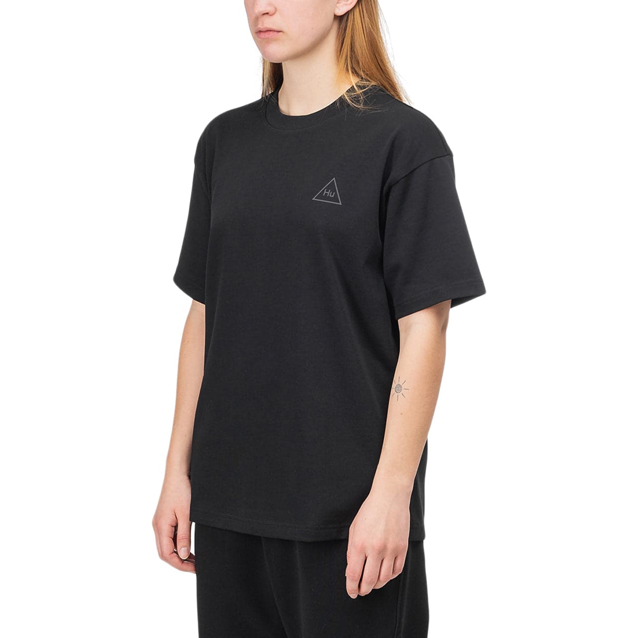 adidas x Pharrell Williams Basics T-Shirt (Schwarz)  - Allike Store
