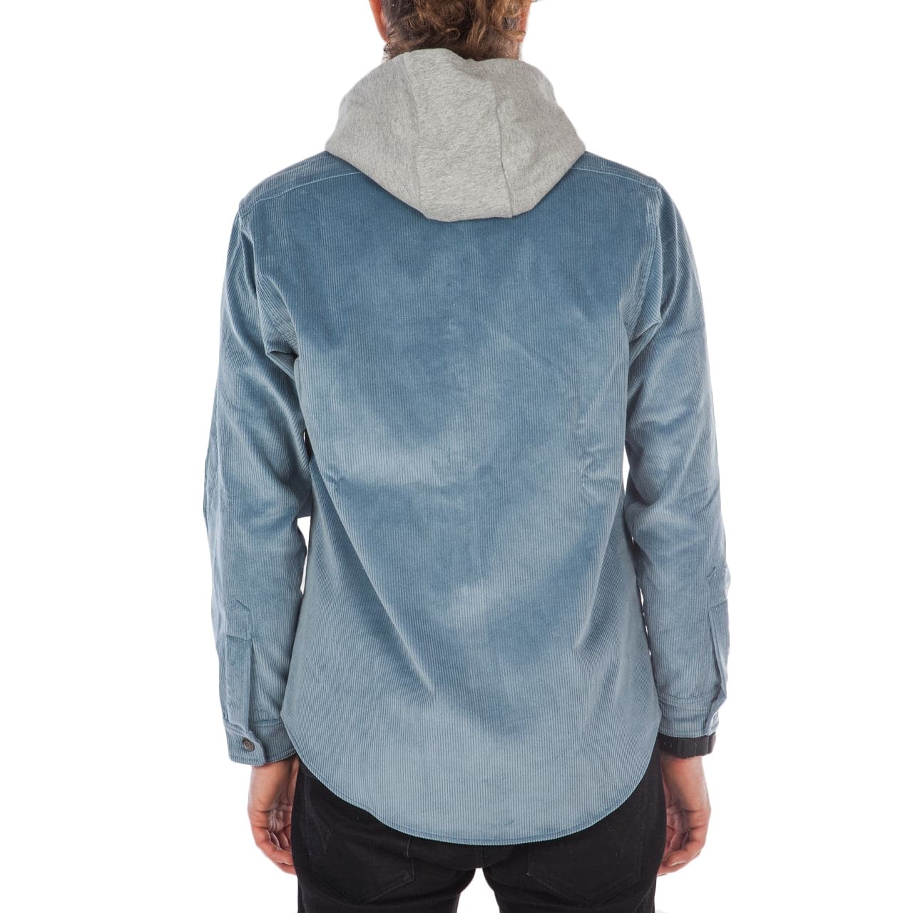 Aim Leon Dore Corduroy Hoodie Cornflower Blue S00457 Allike Store
