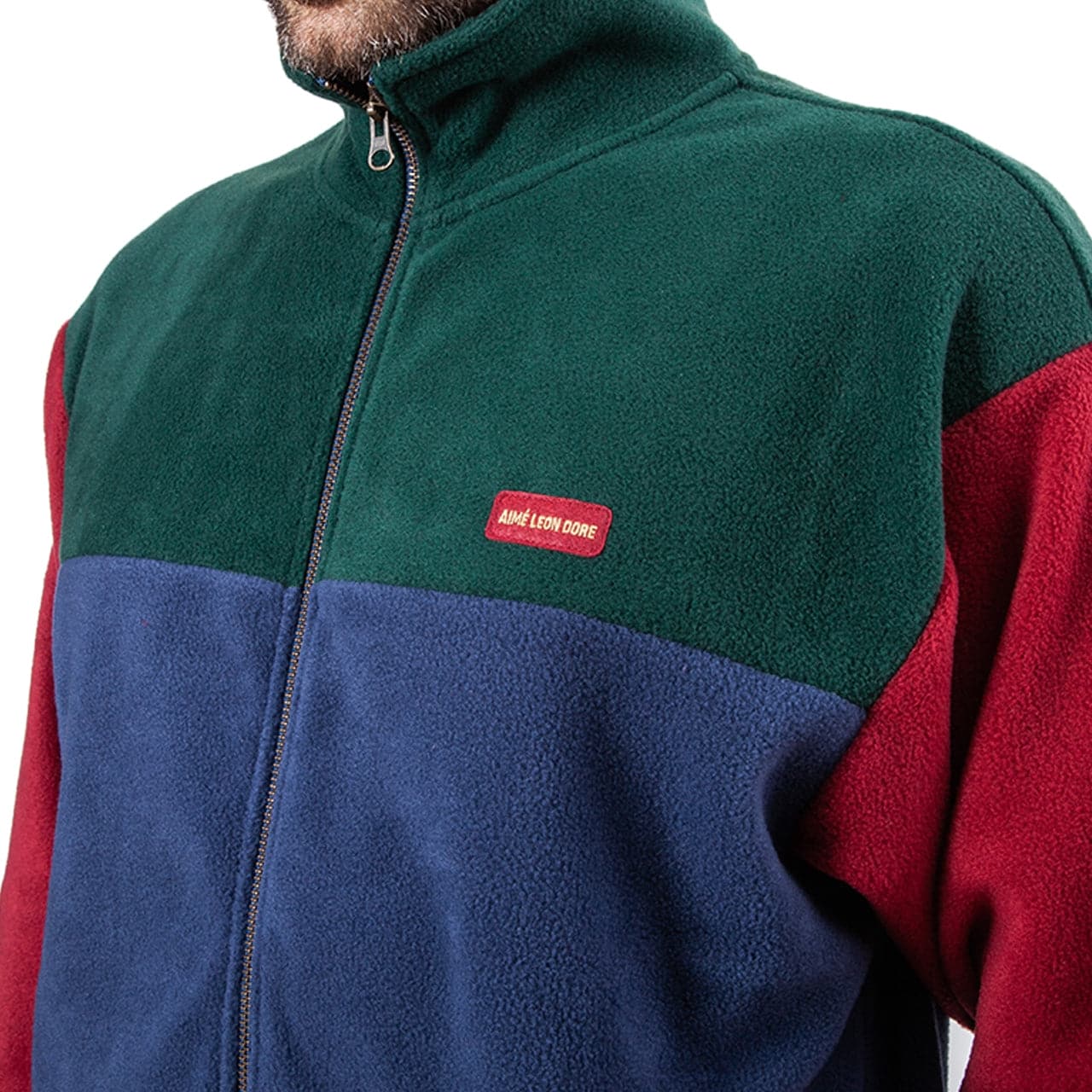 Aimé Leon Dore Full Zip Polar Fleece Jacket (Multi) FW18-00786