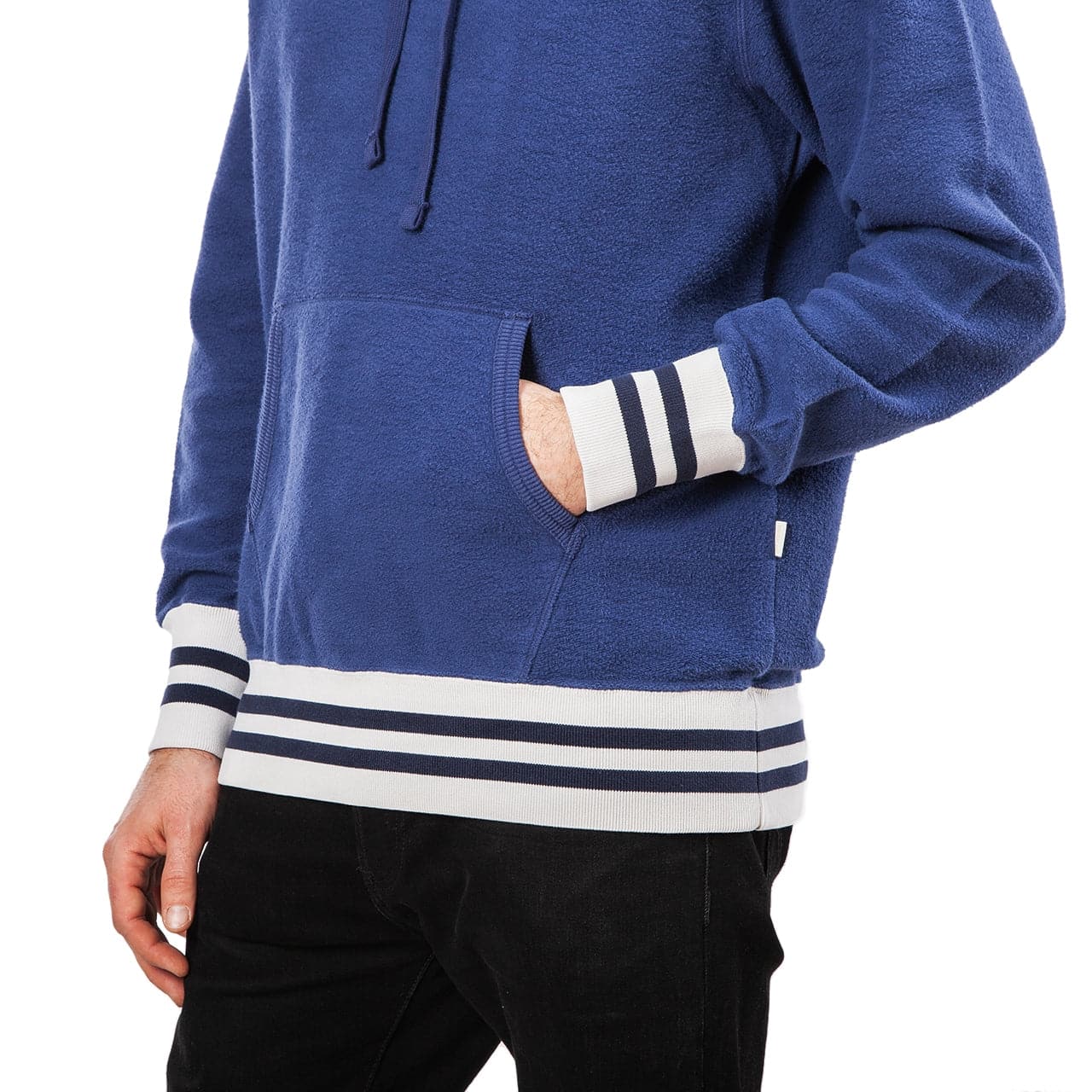 Aime Leon Dore Reverse Fleece Logo Hoodie Navy FW18 01095 Allike Store
