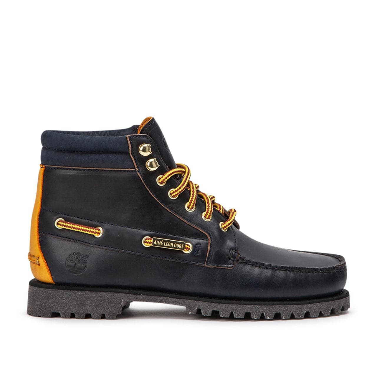 Aim Leon Dore x Timberland 7 Eye Lug Boot Navy
