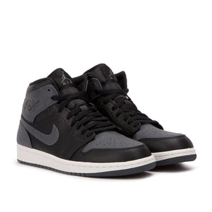 Air Jordan 1 MID (Schwarz / Dunkelgrau)  - Allike Store